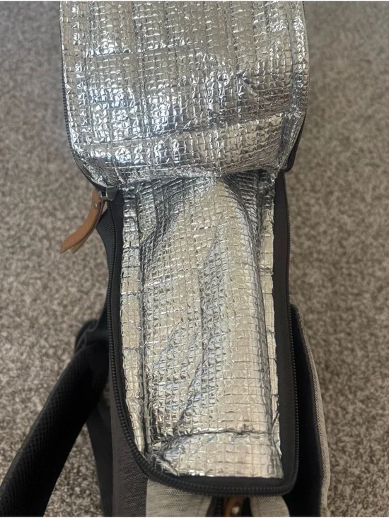 Eddie Bauer Diaper Bag Backpack Gray/Tan - Picture 5 of 9